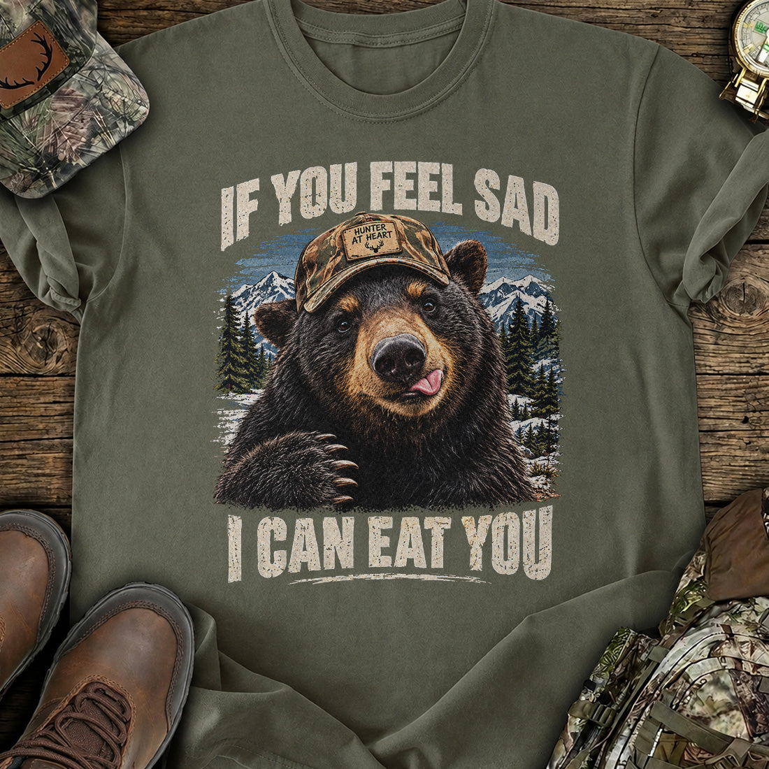Savage Bear Humor T-Shirt product image 4