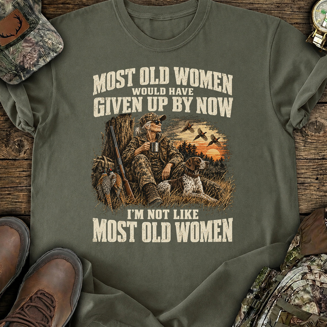 Vintage Huntress Grit T-Shirt product image 4
