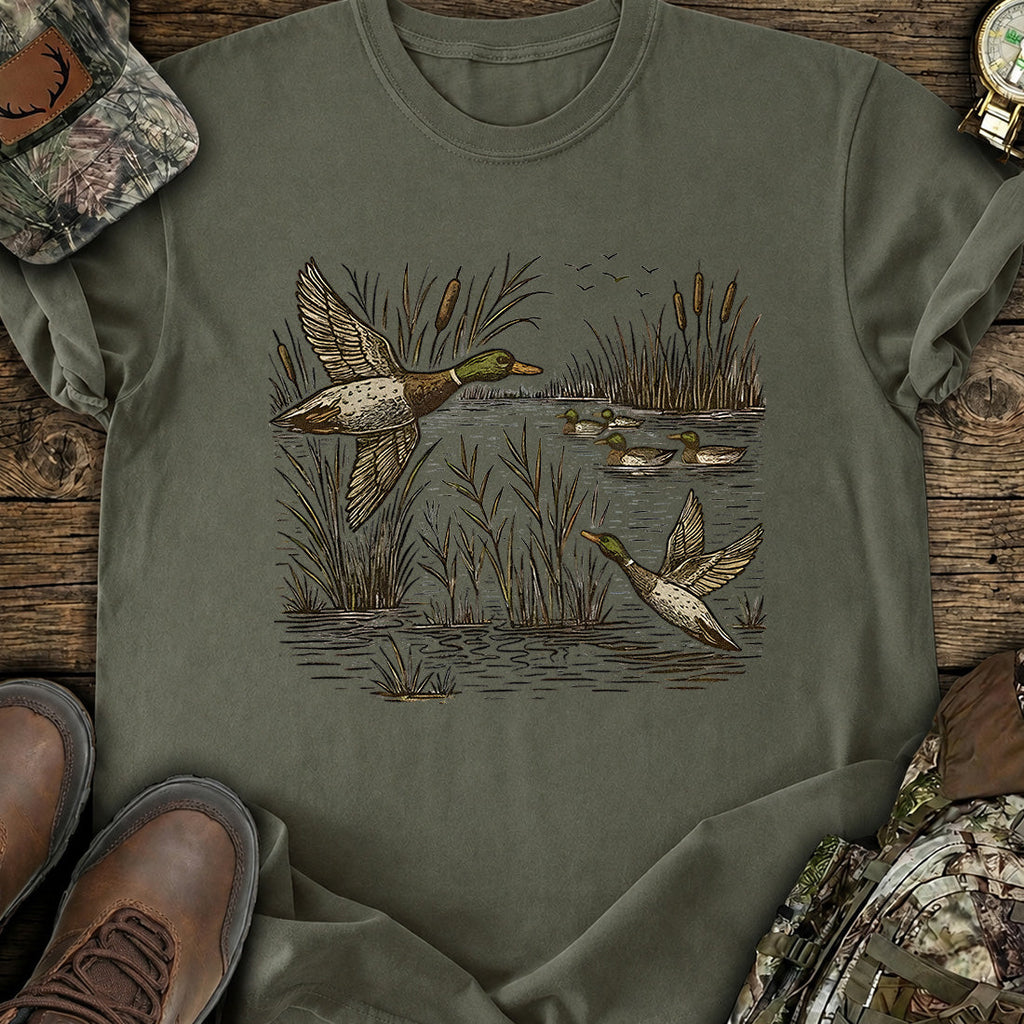 Mallard Pond Flight T-Shirt product image 1