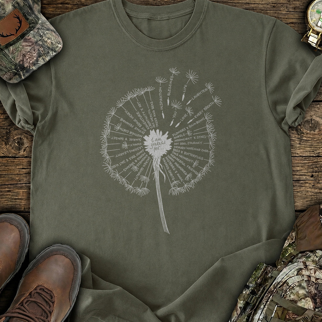 Grateful Dandelion T-Shirt product image 1