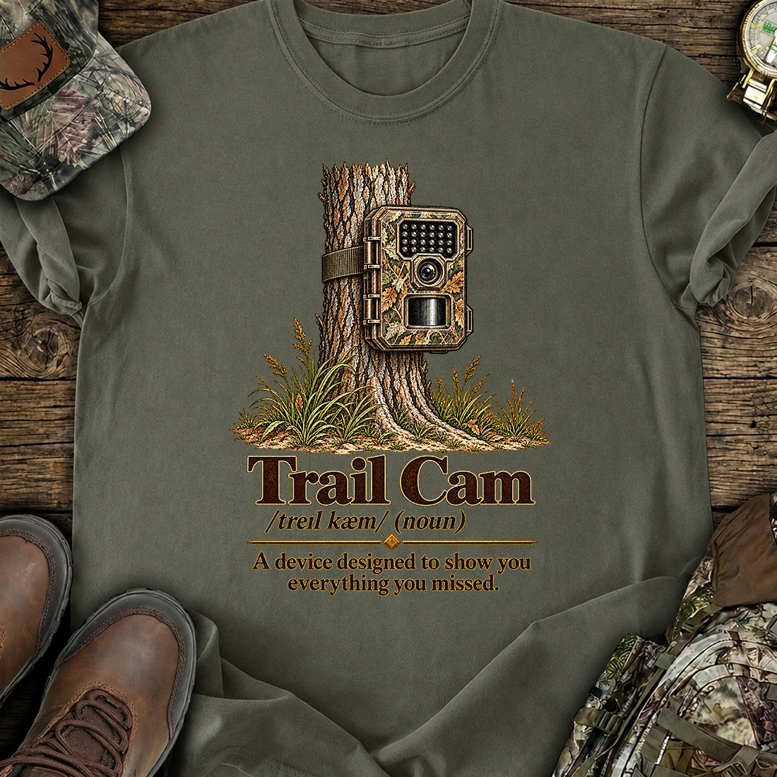 Trail Cam Definition T-Shirt product image 3