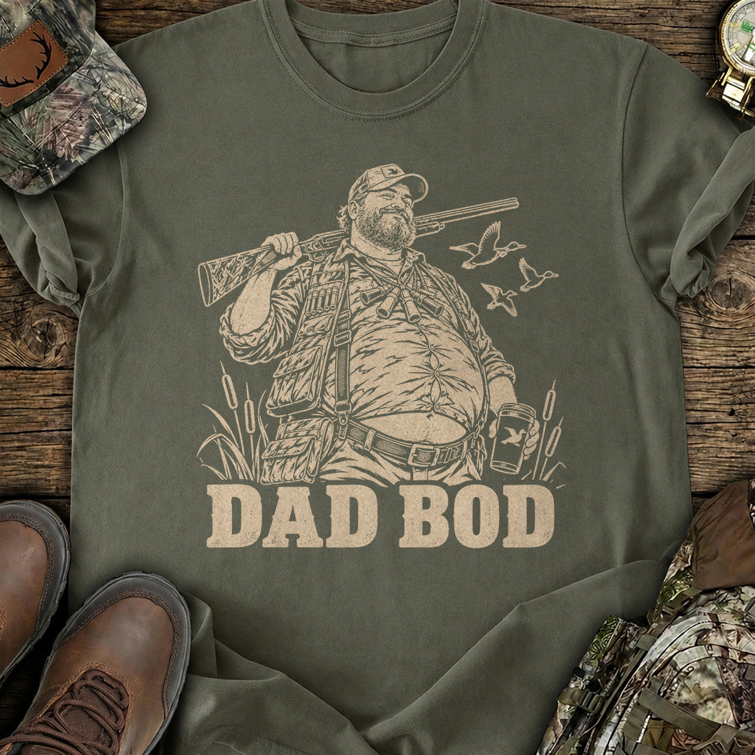 Dad Bod Duck Hunt T-Shirt product image 4