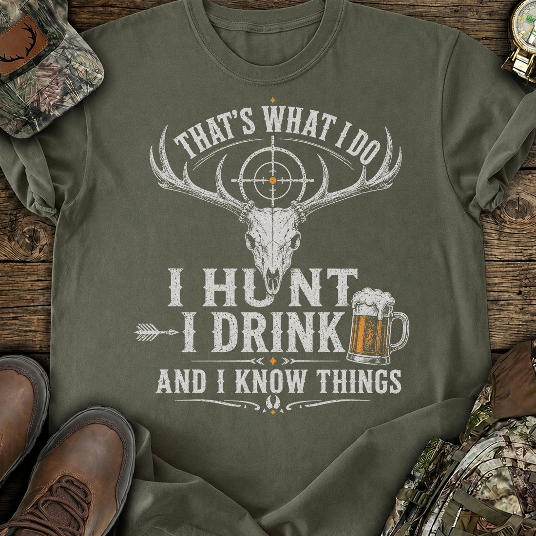 Wild Wisdom Hunt T-Shirt product image 5