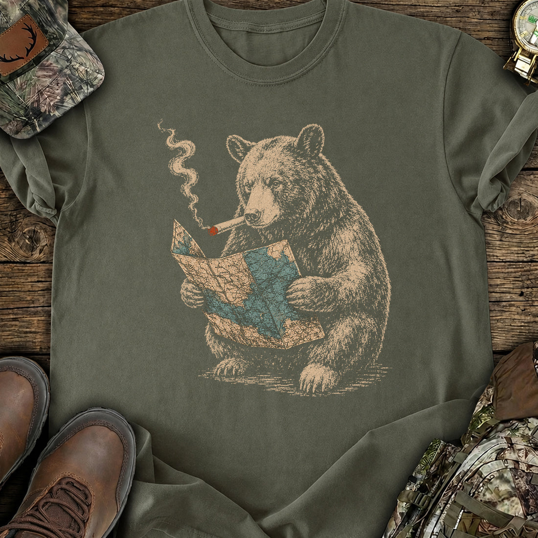 Wanderlust Bear T-Shirt product image 4