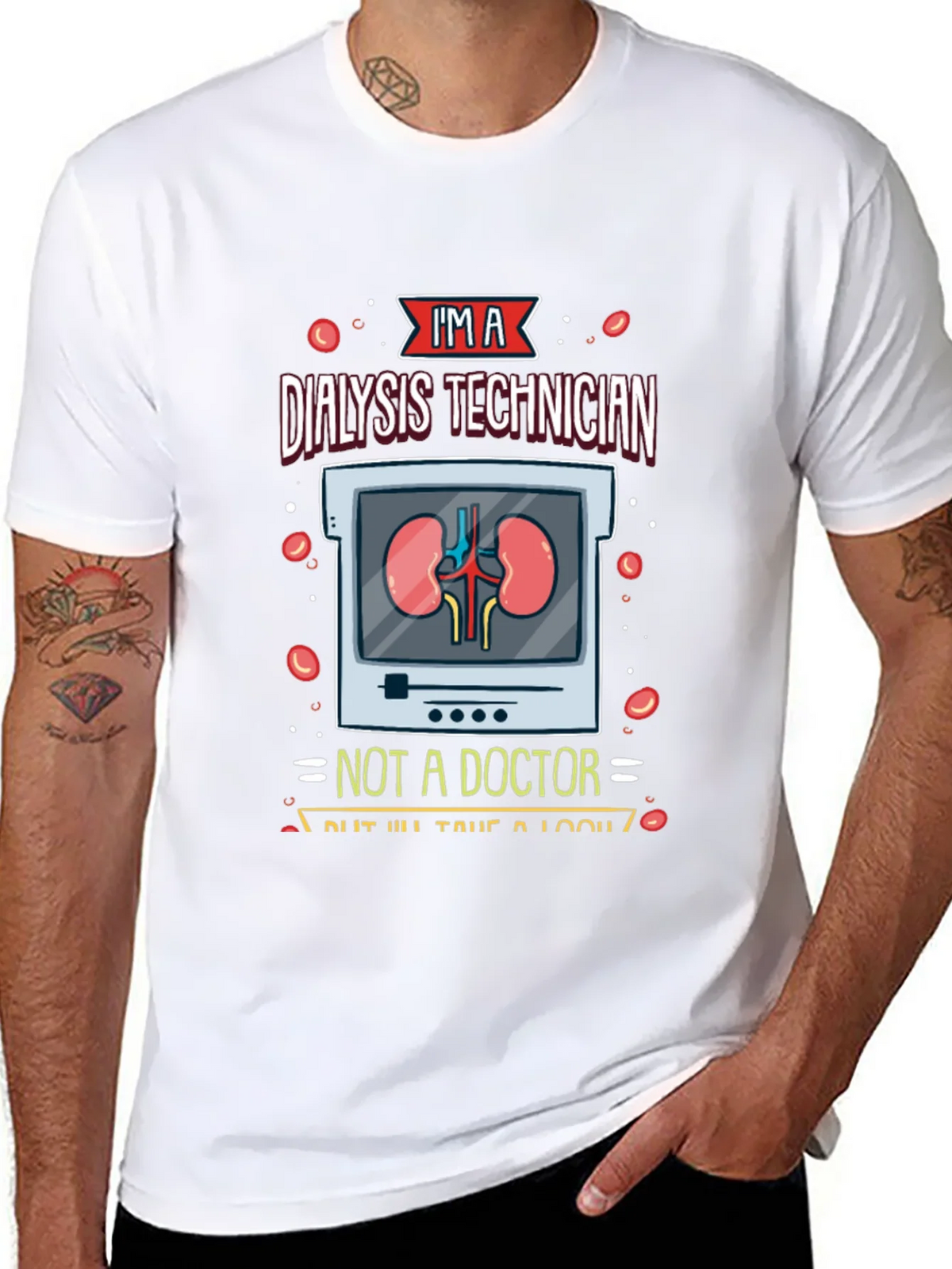 Dialysis Technician T-Shirt - Funny Medical Tee product image 7