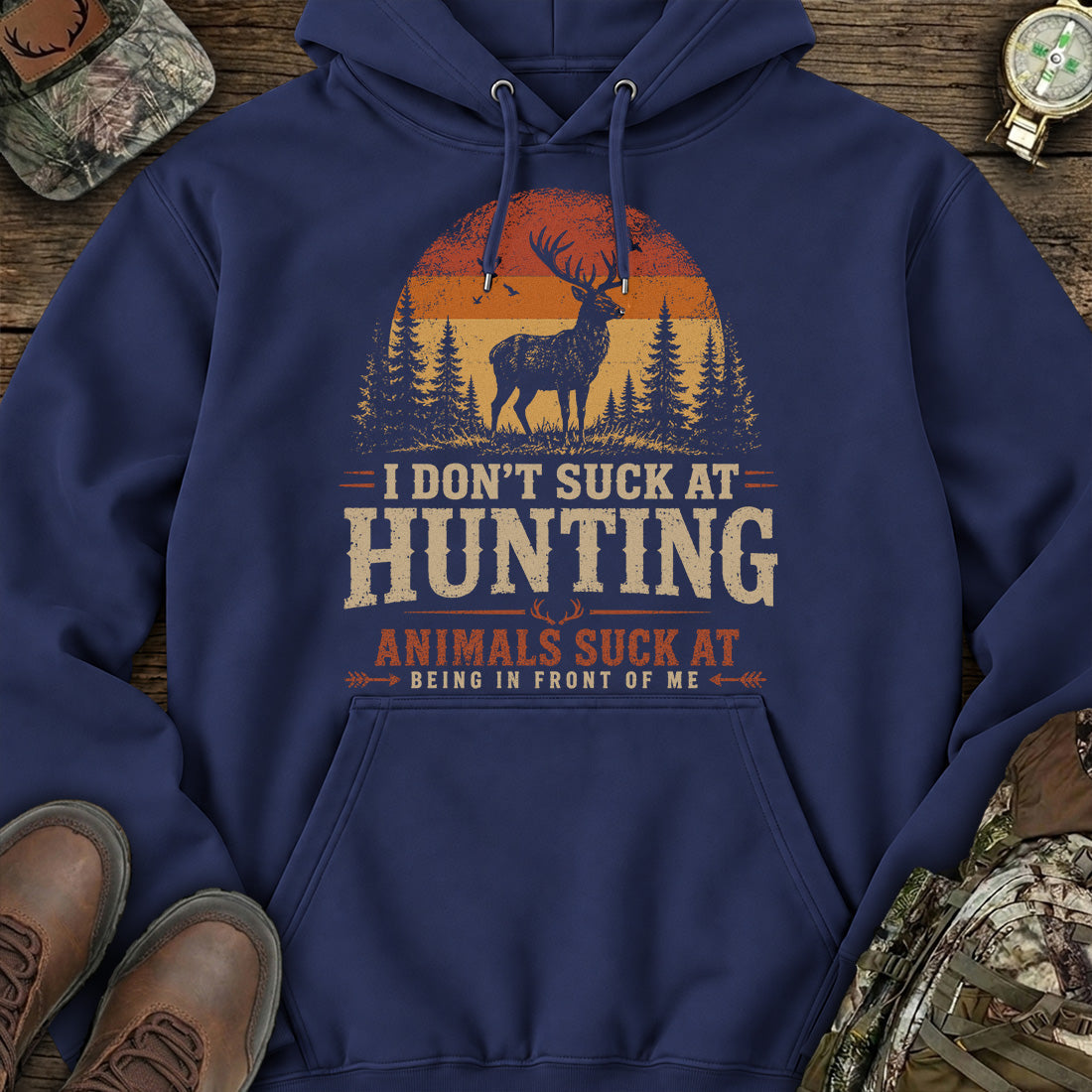 Deer Hunter Humor Hoodie product image 5