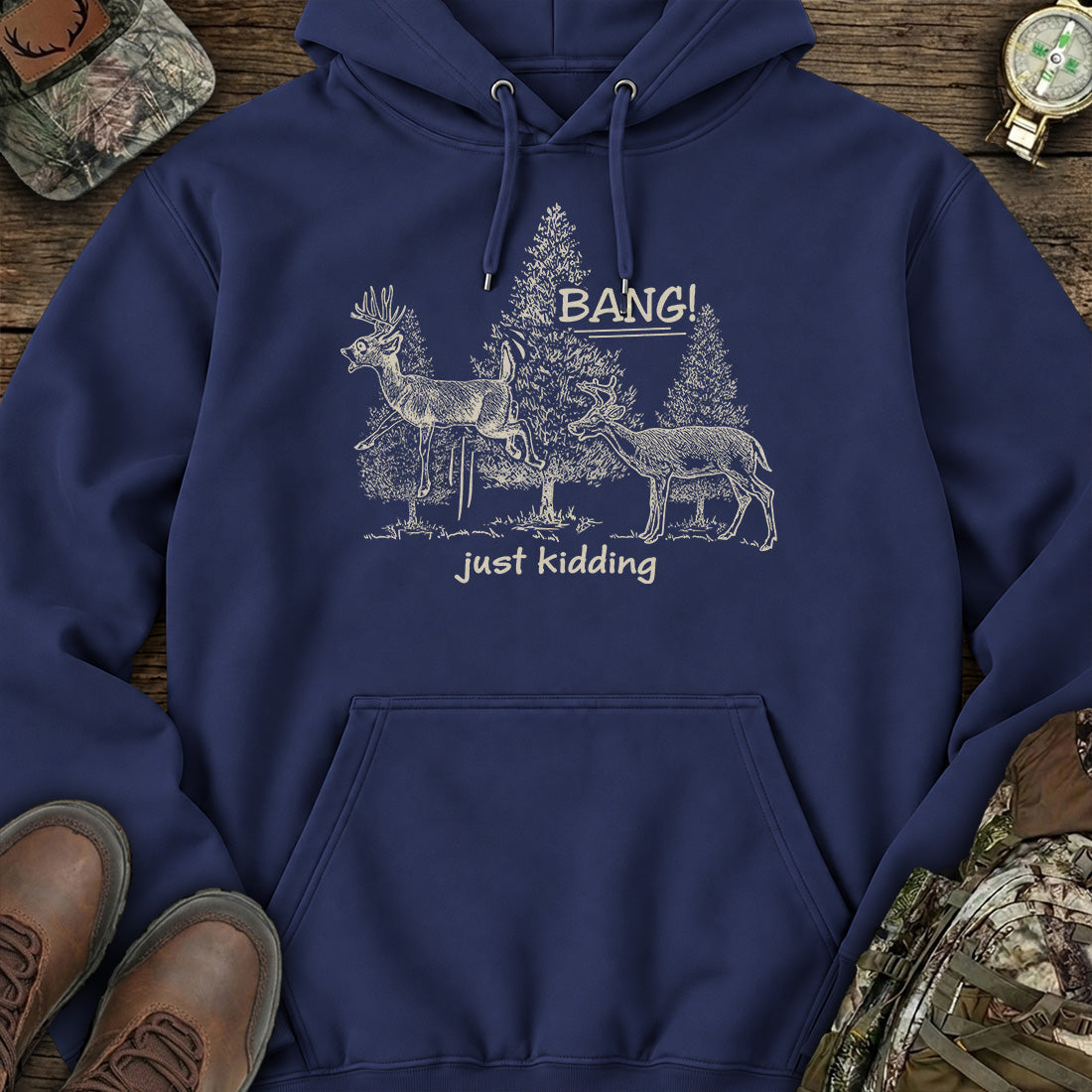 Bang Just Kidding Deer Hoodie product image 5