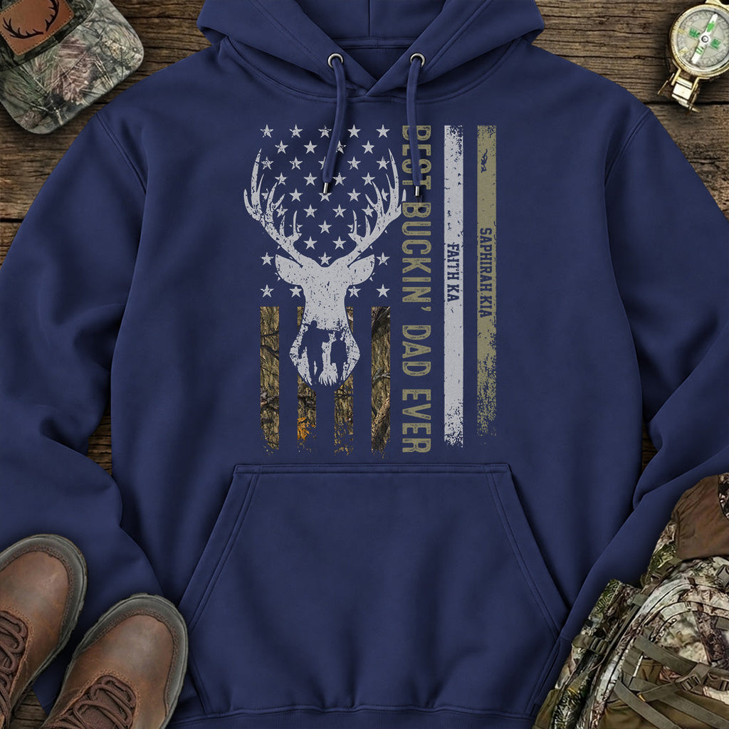 Patriotic Buck Dad Hoodie product image 5