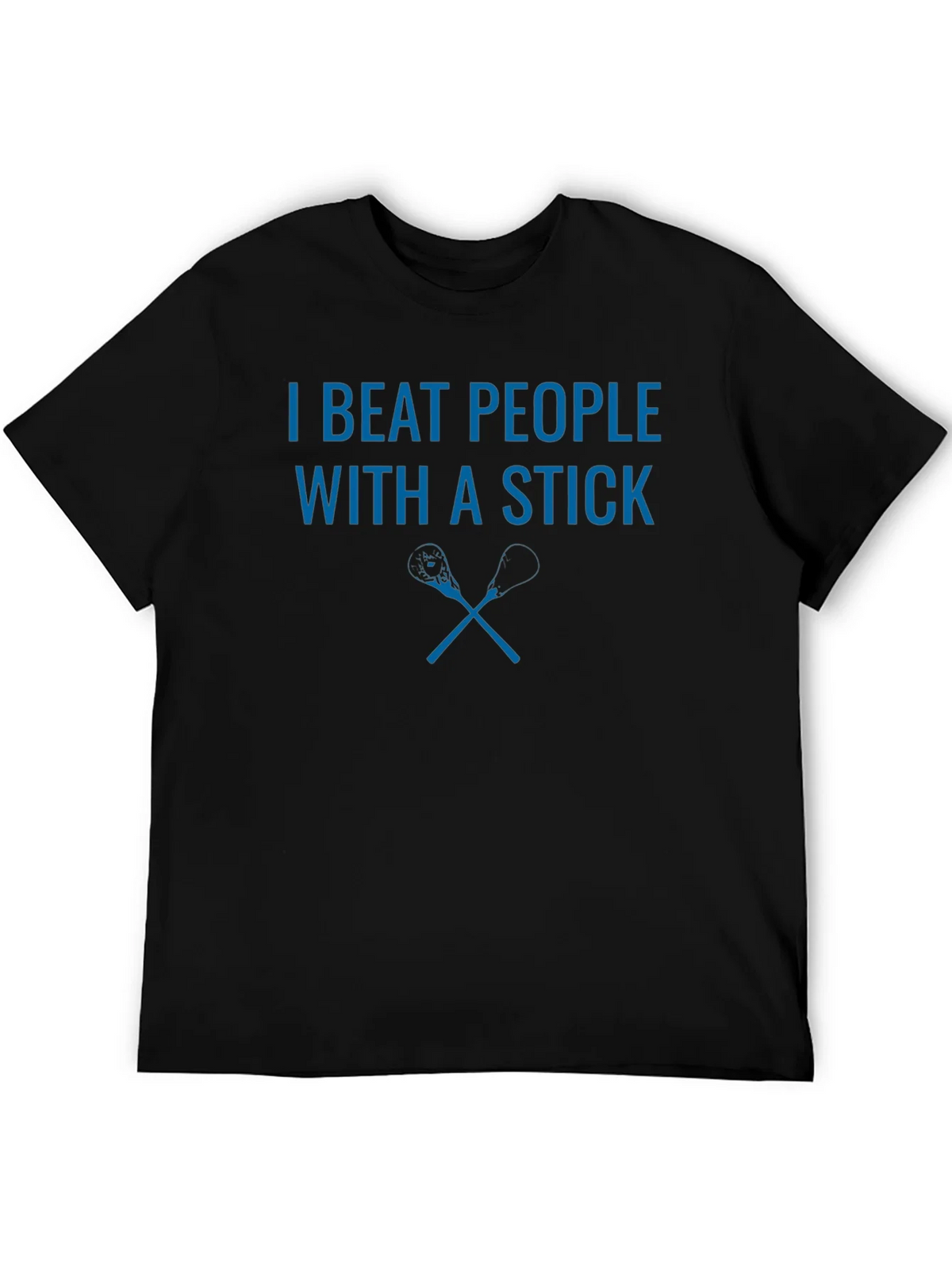 I Beat People With a Stick Graphic Tee product image 5