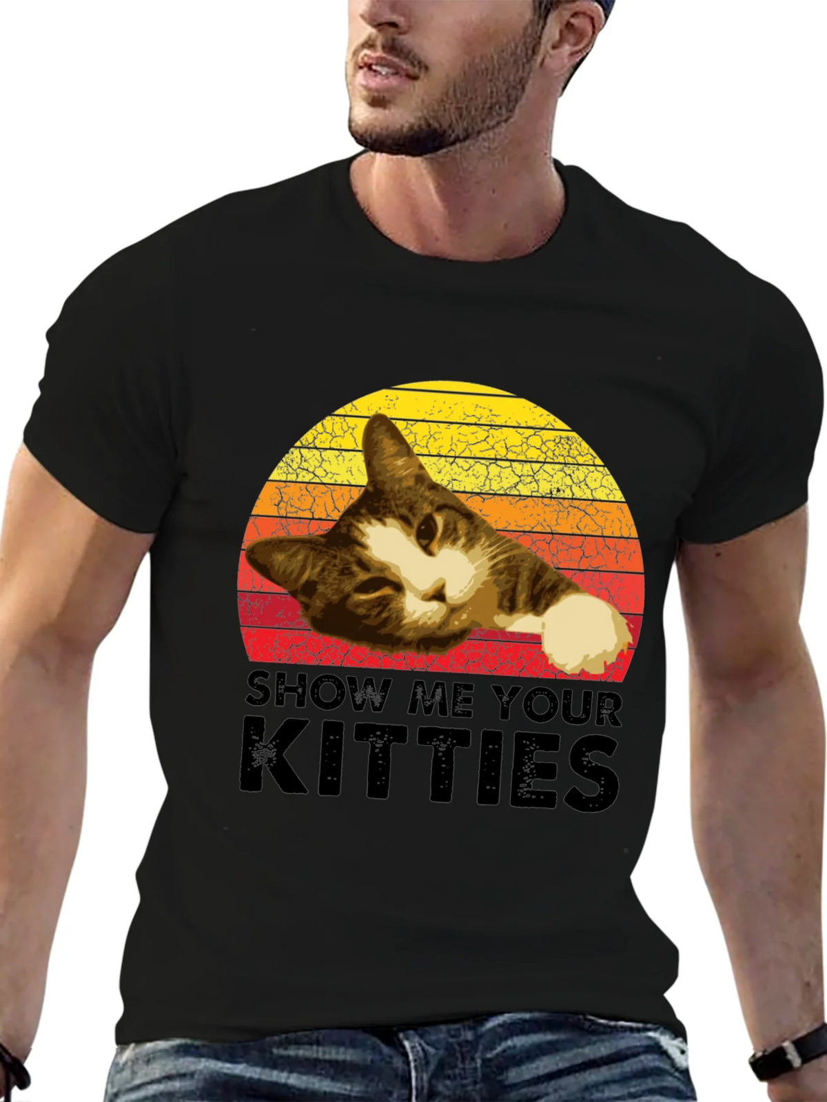 Show Me Your Kitties T-Shirt Cat Lover Tee product image 6