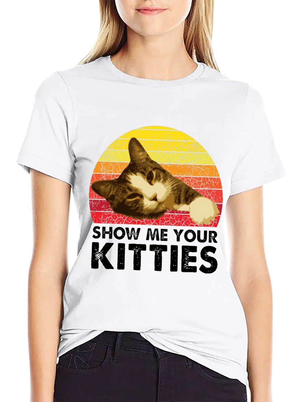 Show Me Your Kitties T-Shirt Cat Lover Tee product image 8