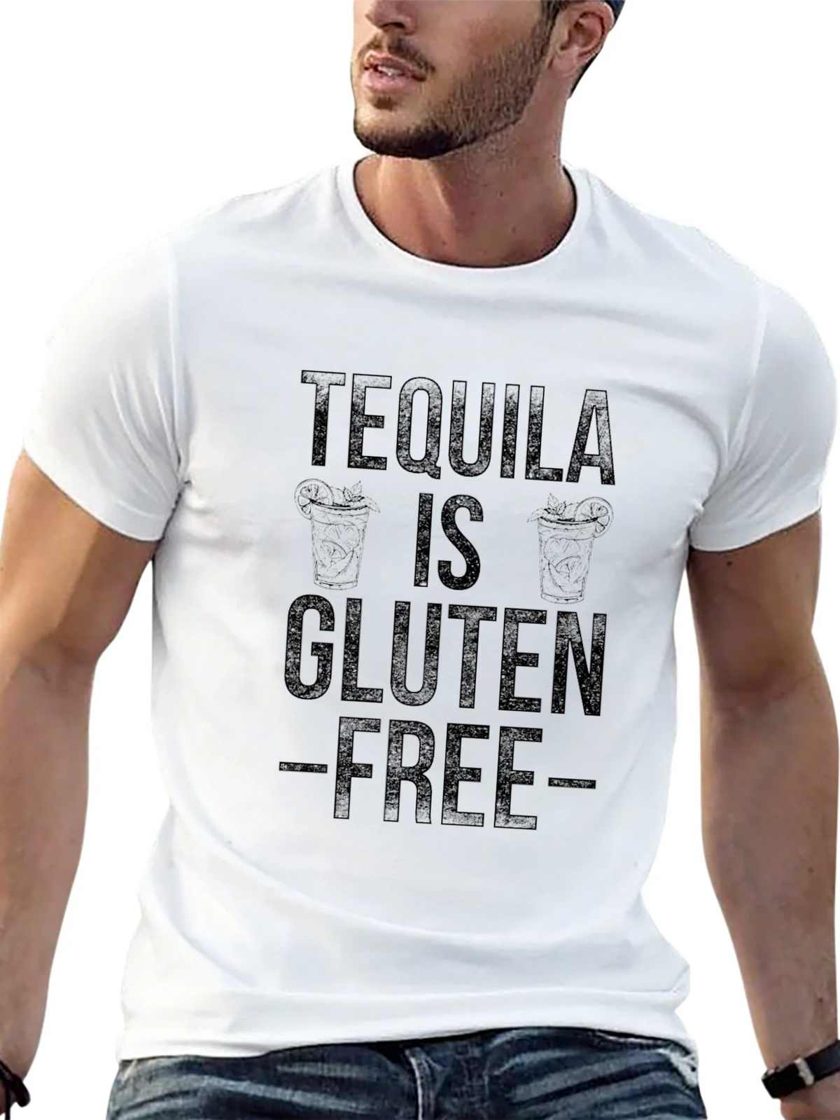 Tequila Is Gluten Free Graphic T-Shirt product image 12