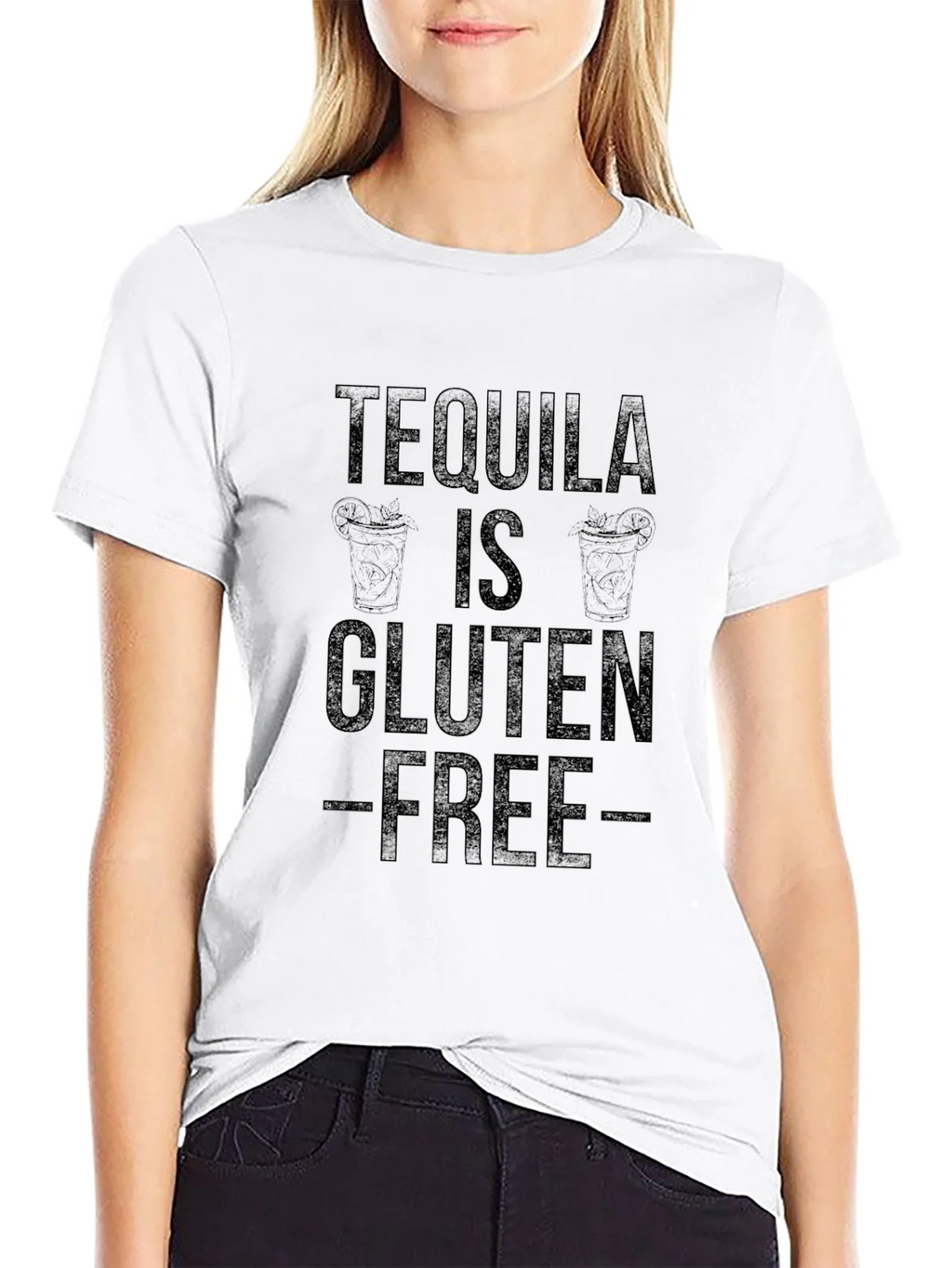 Tequila Is Gluten Free Graphic T-Shirt product image 8
