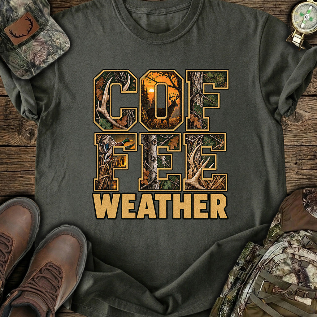 Camo Coffee Hunting T-Shirt product image 5