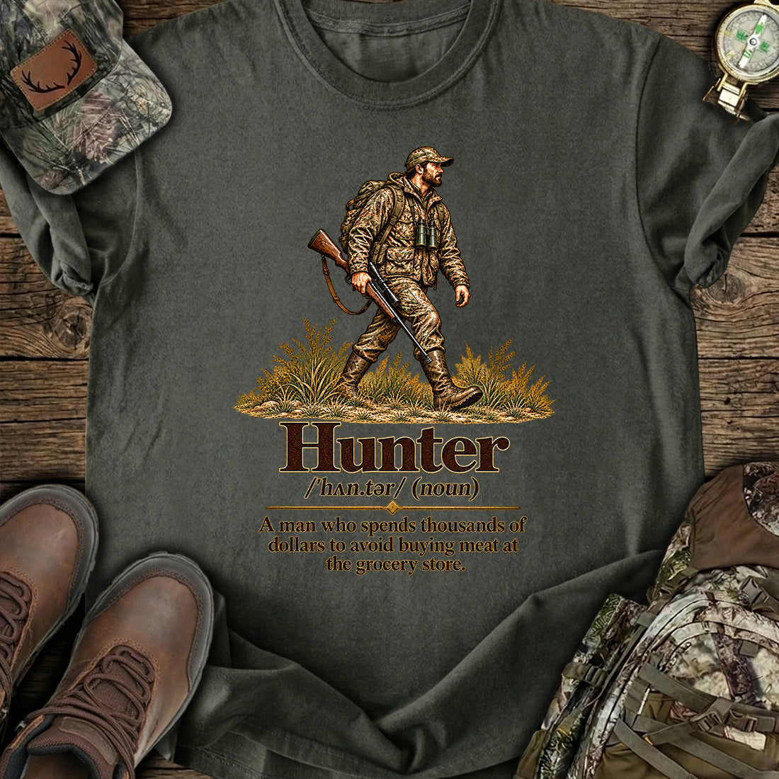 Funny Hunter Definition T-Shirt product image 5
