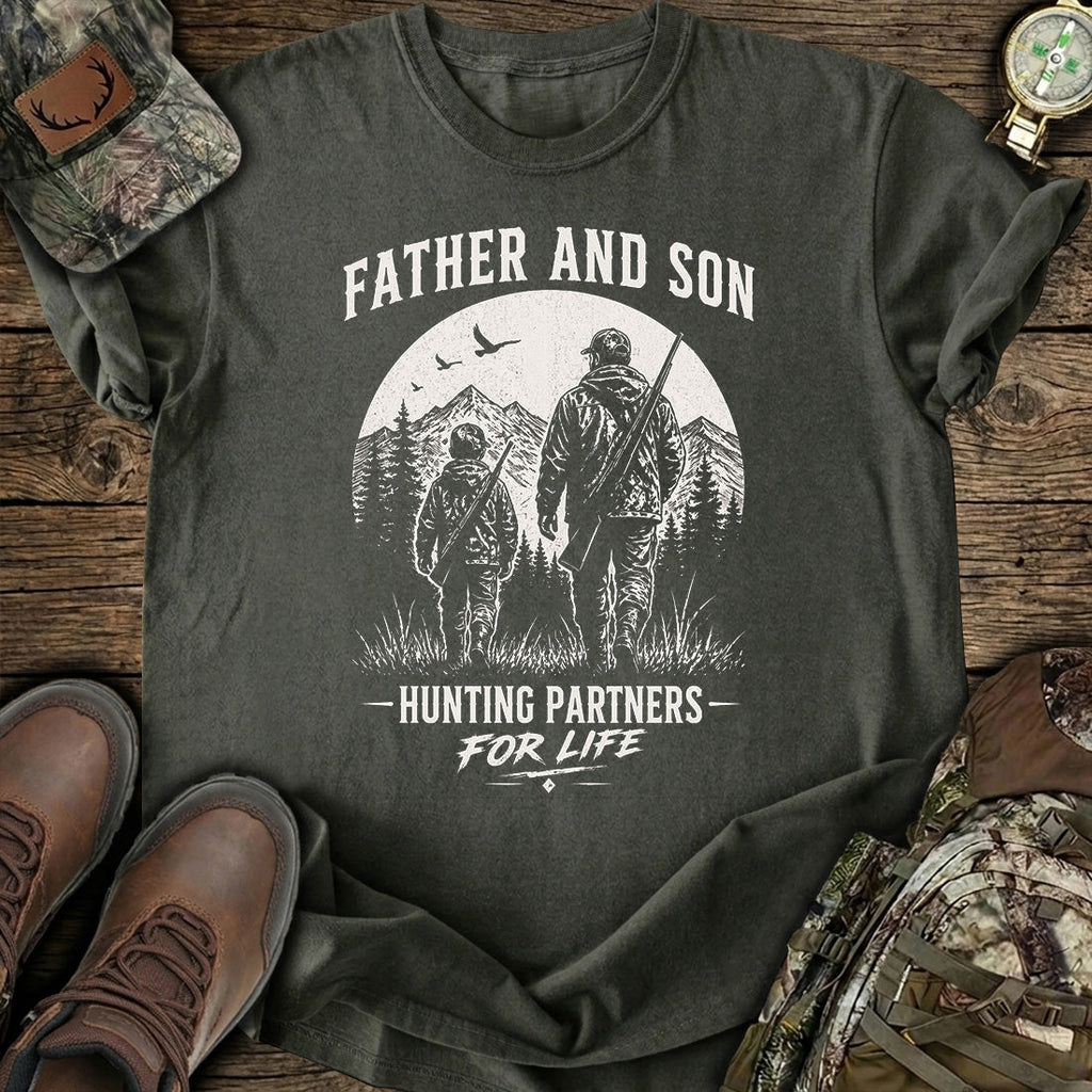 Father Son Hunting Partners T-Shirt product image 3