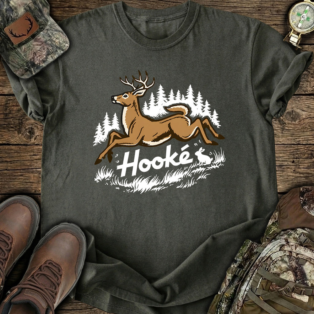 Hooke Deer Hunting Vintage T-Shirt product image 4