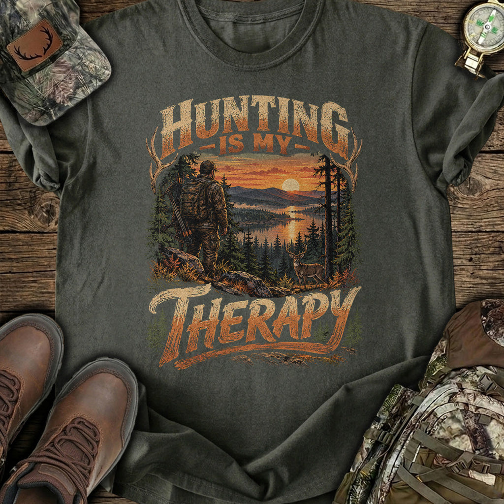 Hunting Is My Therapy T-Shirt product image 1