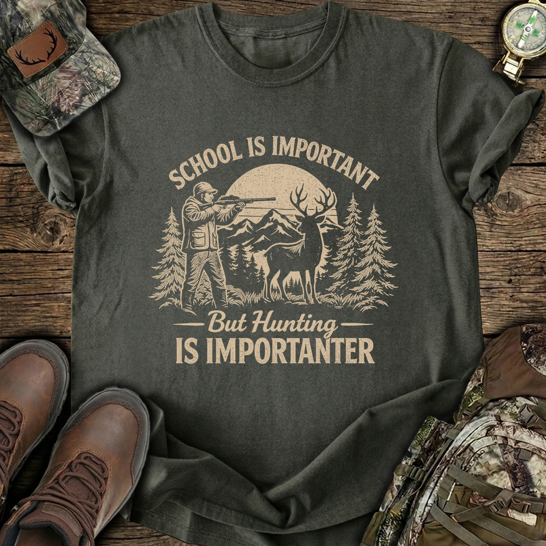 Funny Deer Hunting T-Shirt product image 7