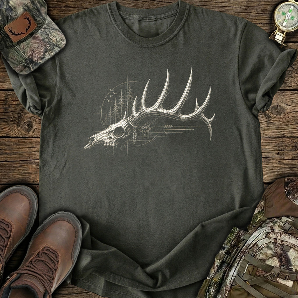 Deer Skull Antler T-Shirt product image 7