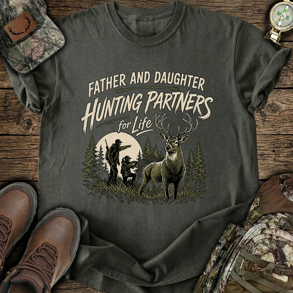 Father Daughter Hunting T-Shirt product image 3