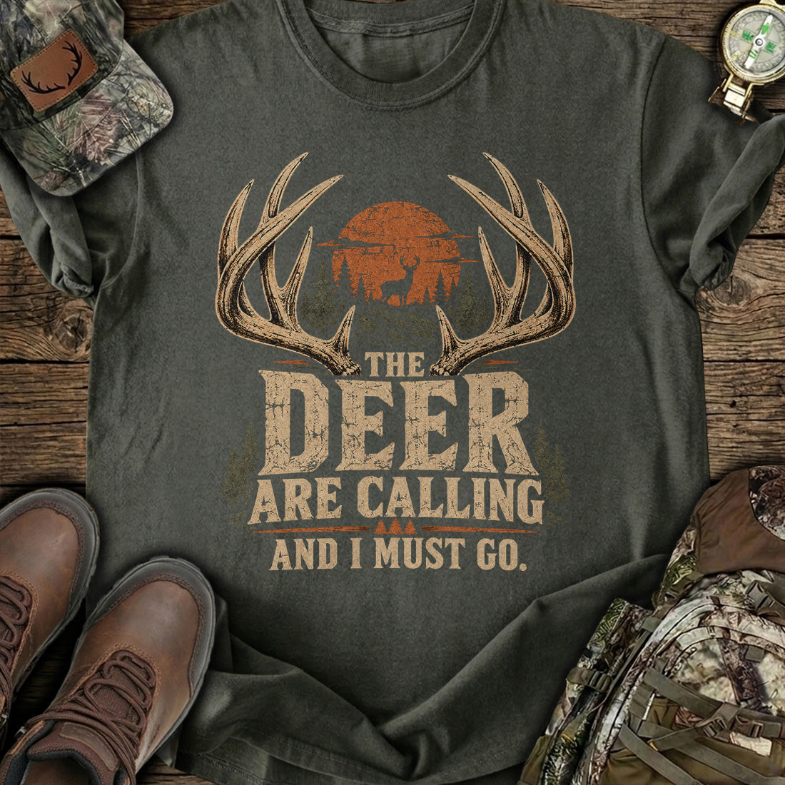Wild Deer Calling T-Shirt product image 2