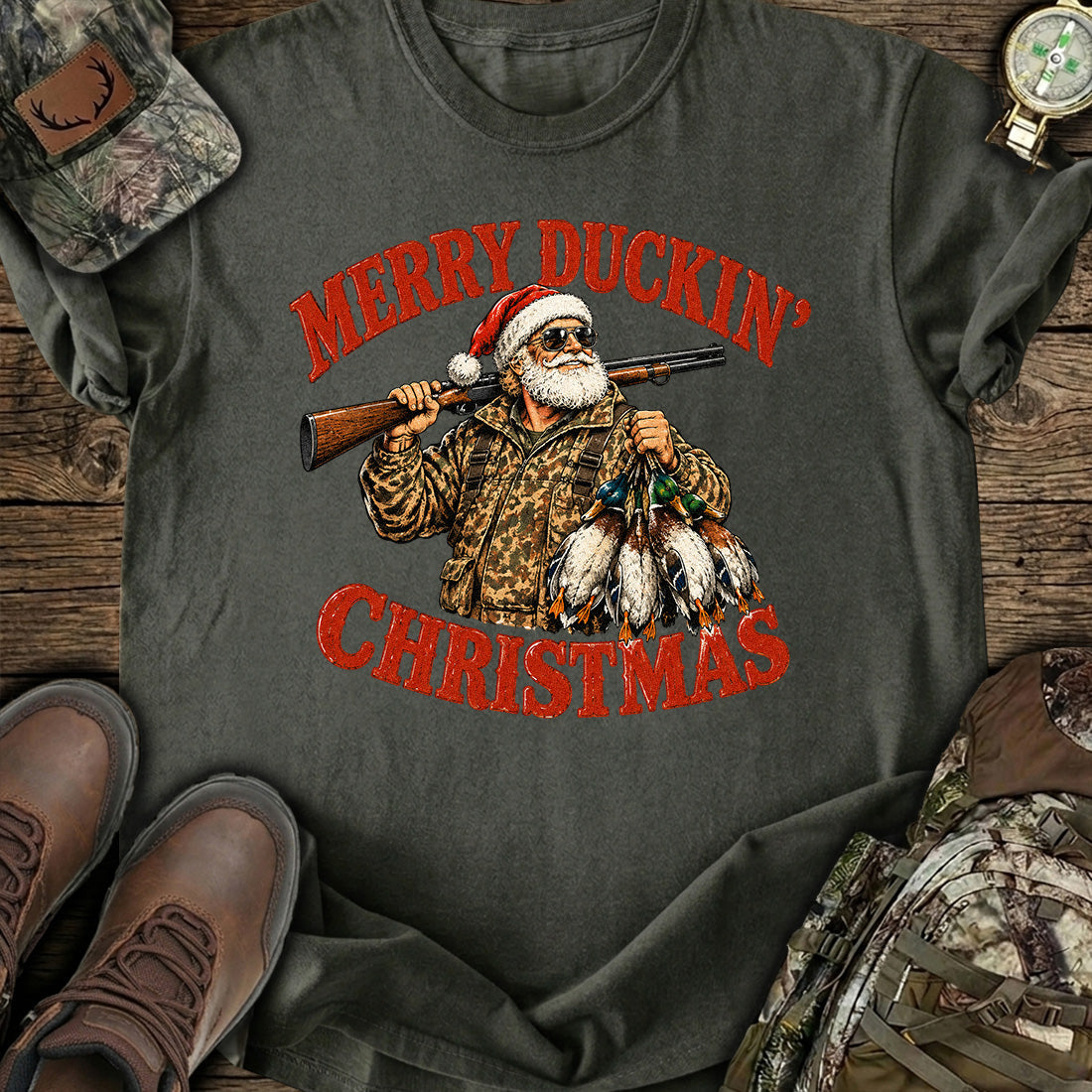 Merry Duckin' Xmas T-Shirt product image 5