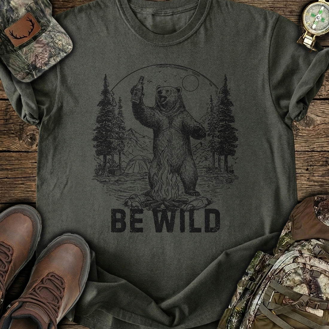 Be Wild Bear T-Shirt product image 3
