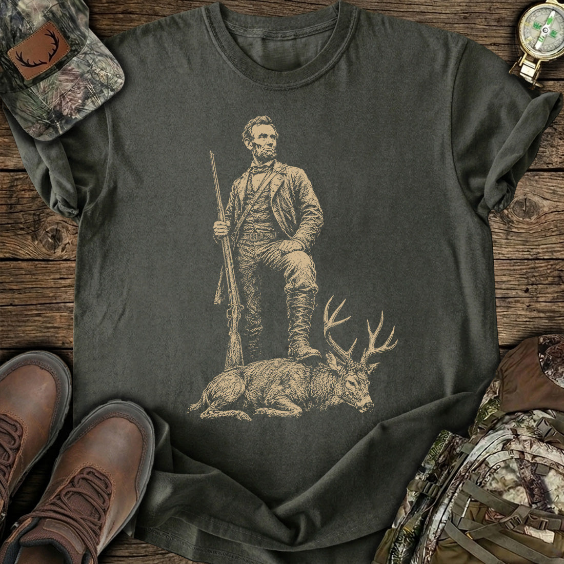 Frontier Buck Hunter T-Shirt product image 8
