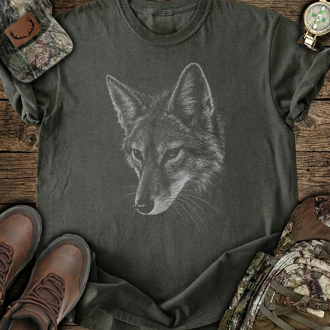 Wild Coyote Reverie T-Shirt product image 5