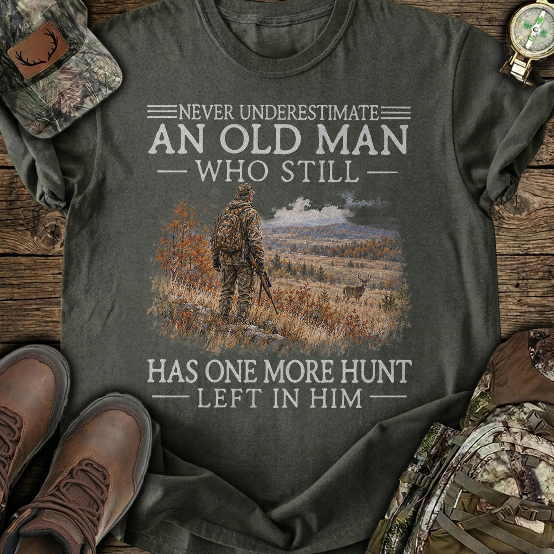 Old Man Last Hunt T-Shirt product image 5