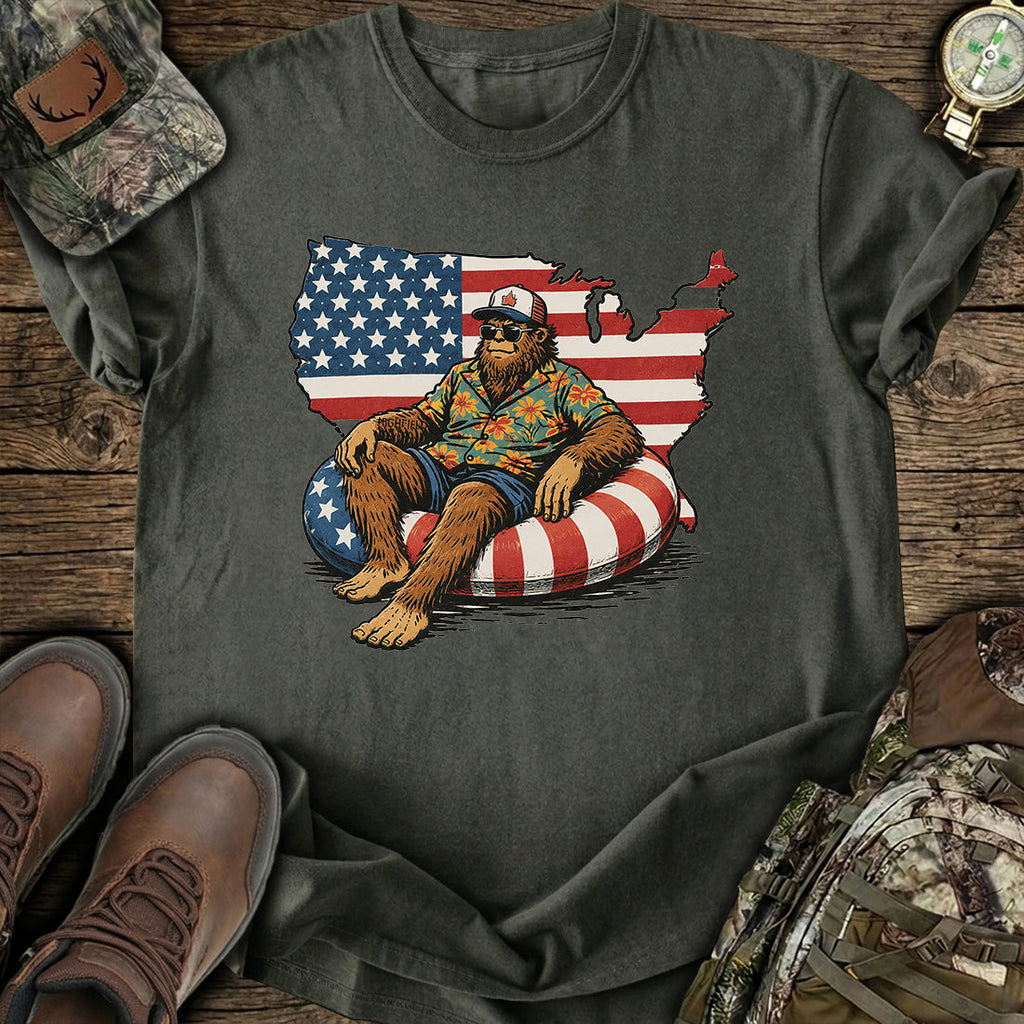 Patriotic Bigfoot T-Shirt product image 9