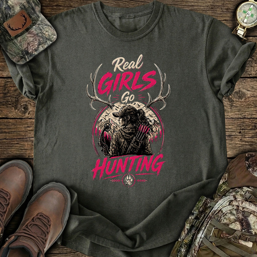 Real Girls Go Hunting T-Shirt product image 3