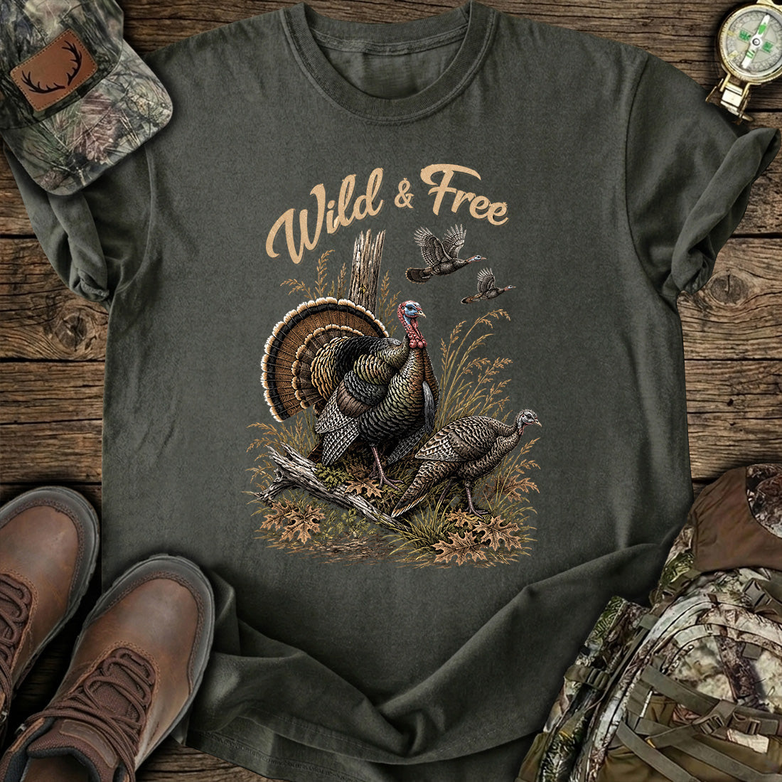 Wild Turkey Hunting T-Shirt product image 7