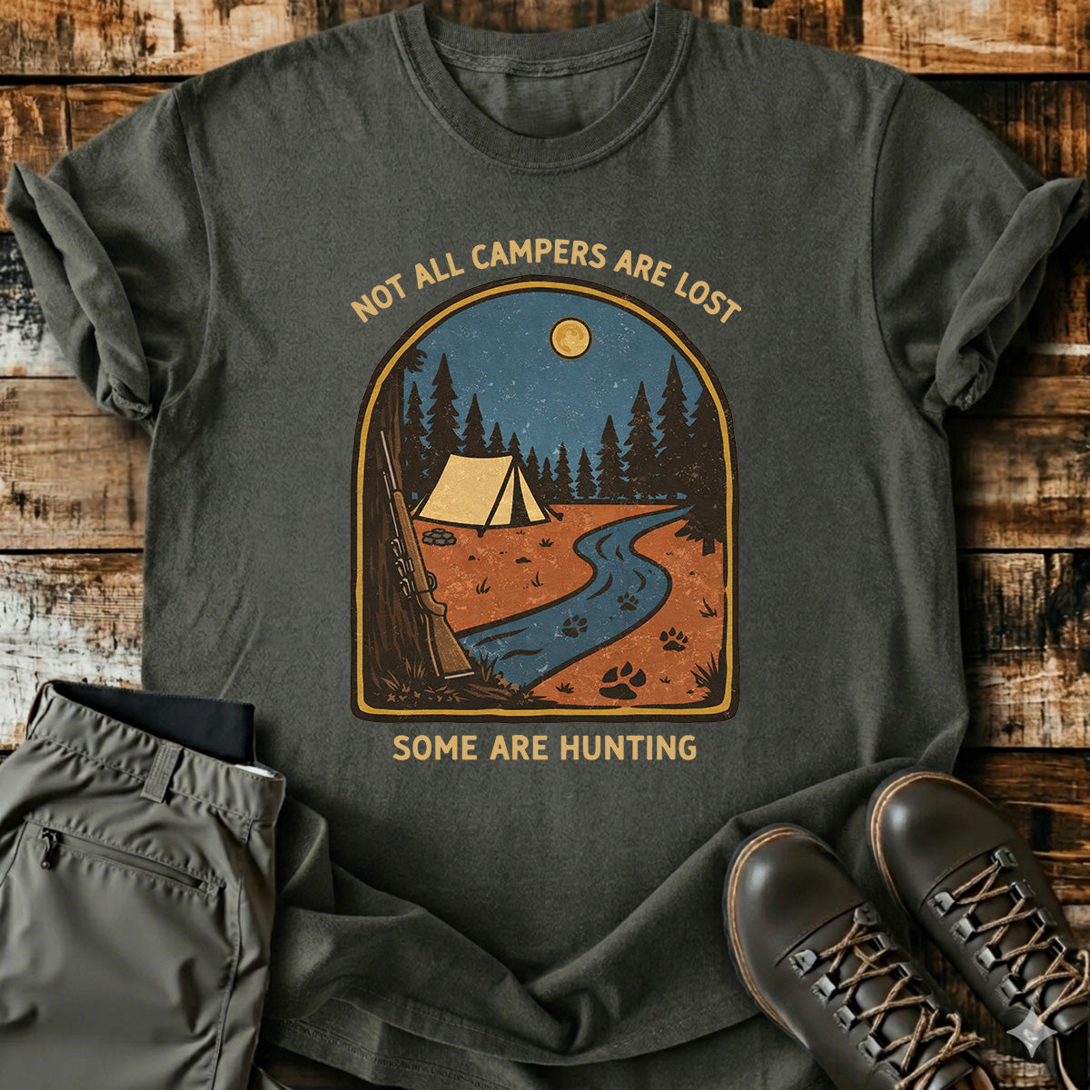 Not All Campers Are Lost T-Shirt product image 2