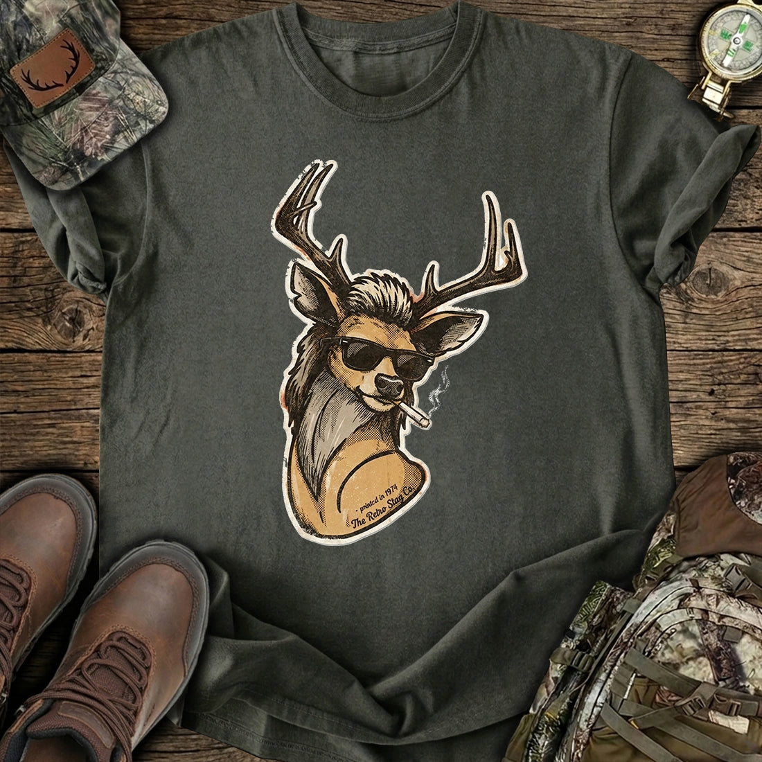 Funny Cool Deer T-Shirt product image 1