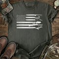 USA Hunting Flag T-Shirt product image 1