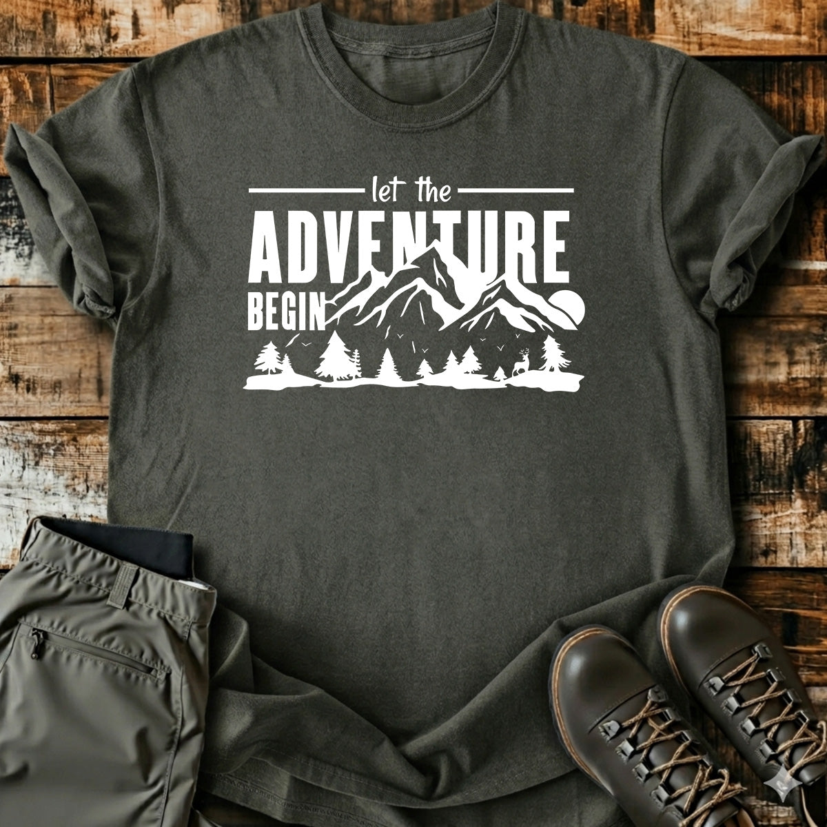 Let The Adventure Begin T-Shirt product image 2