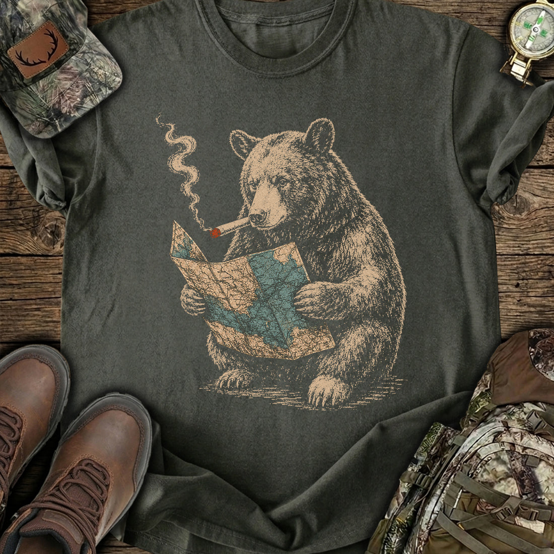 Wanderlust Bear T-Shirt product image 5