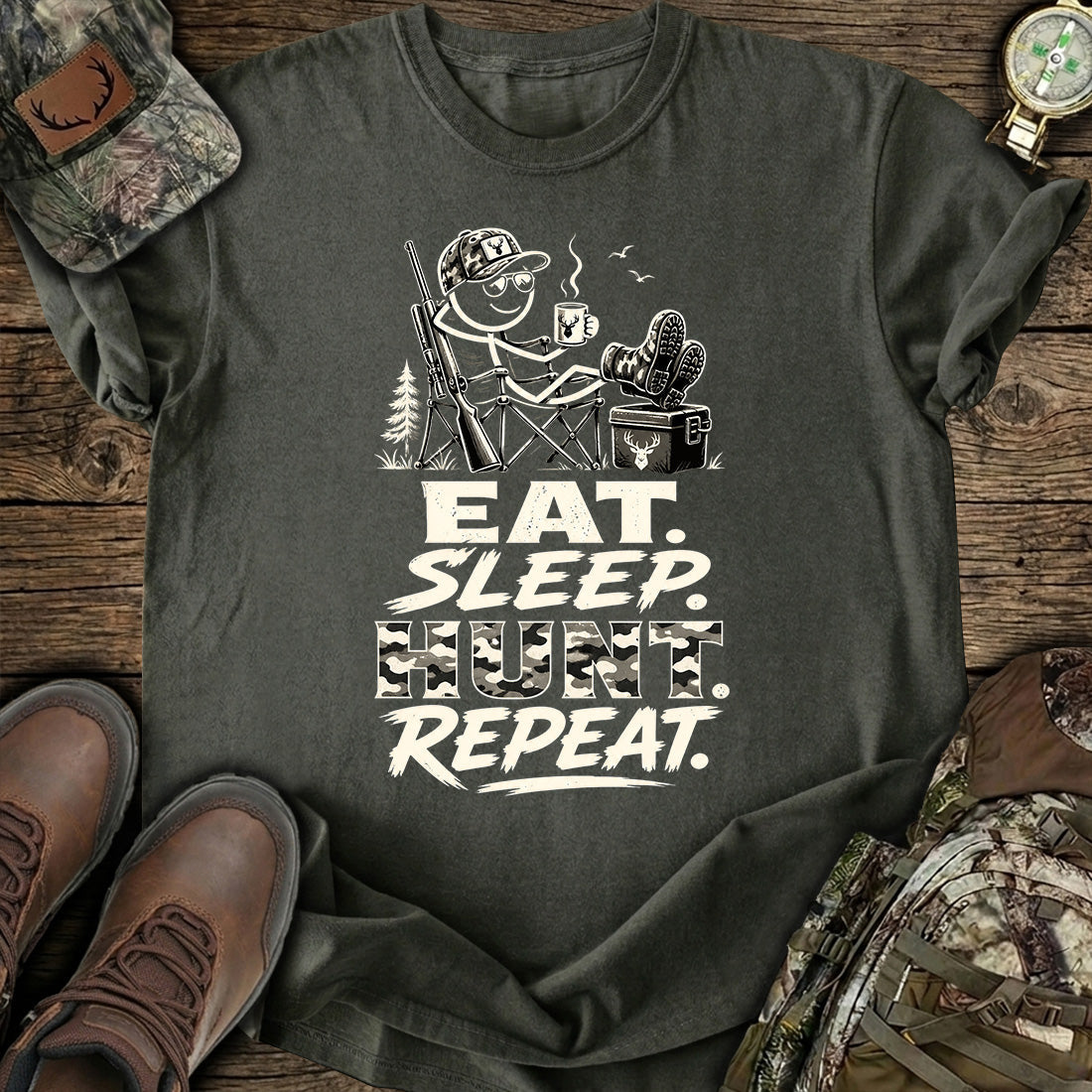 Eat Sleep Hunt T-Shirt product image 2