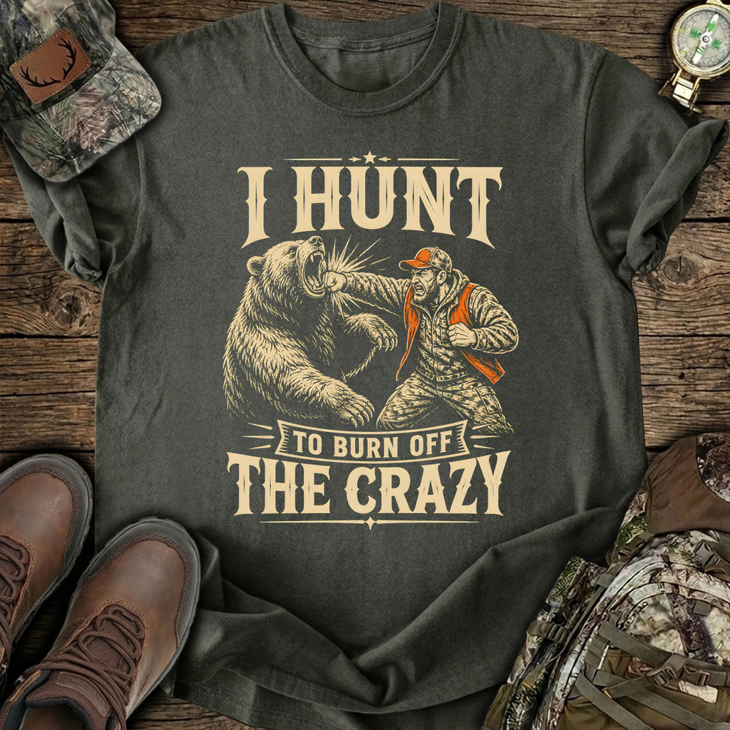 I Hunt Bear Funny T-Shirt product image 6