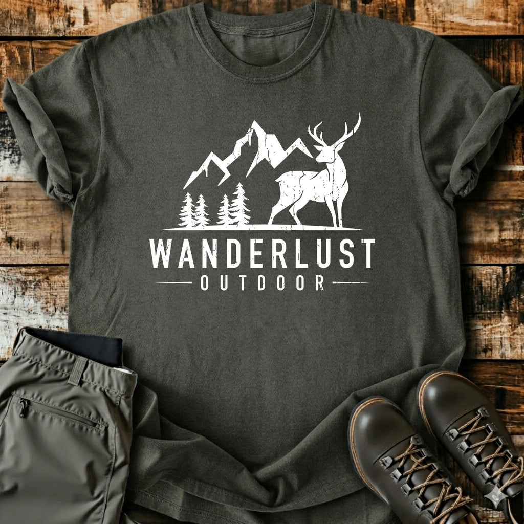 Wanderlust Outdoor Deer T-Shirt product image 1