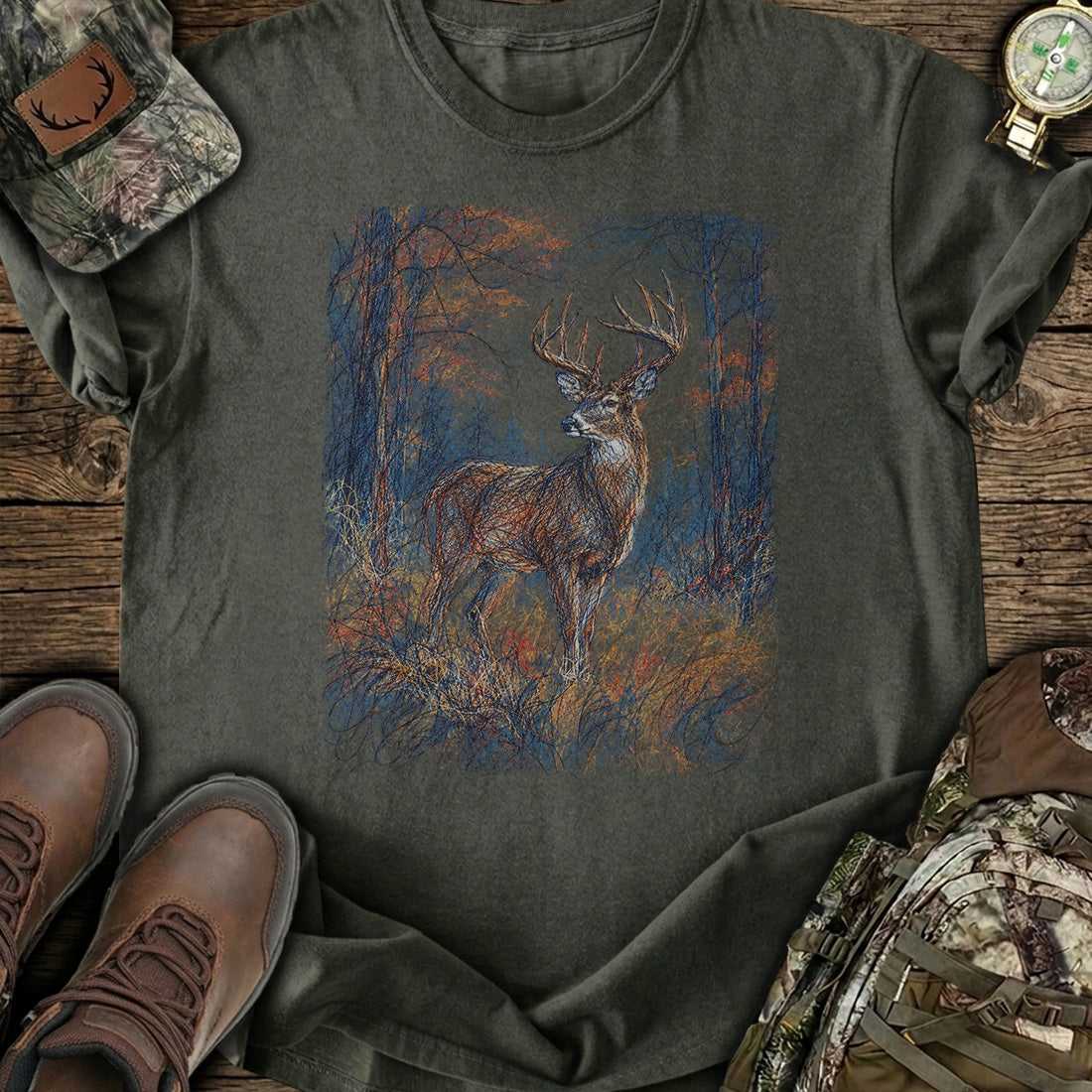 Whitetail Twilight T-Shirt product image 4