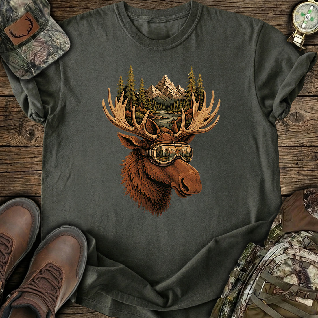 Majestic Moose Hunt T-Shirt product image 2