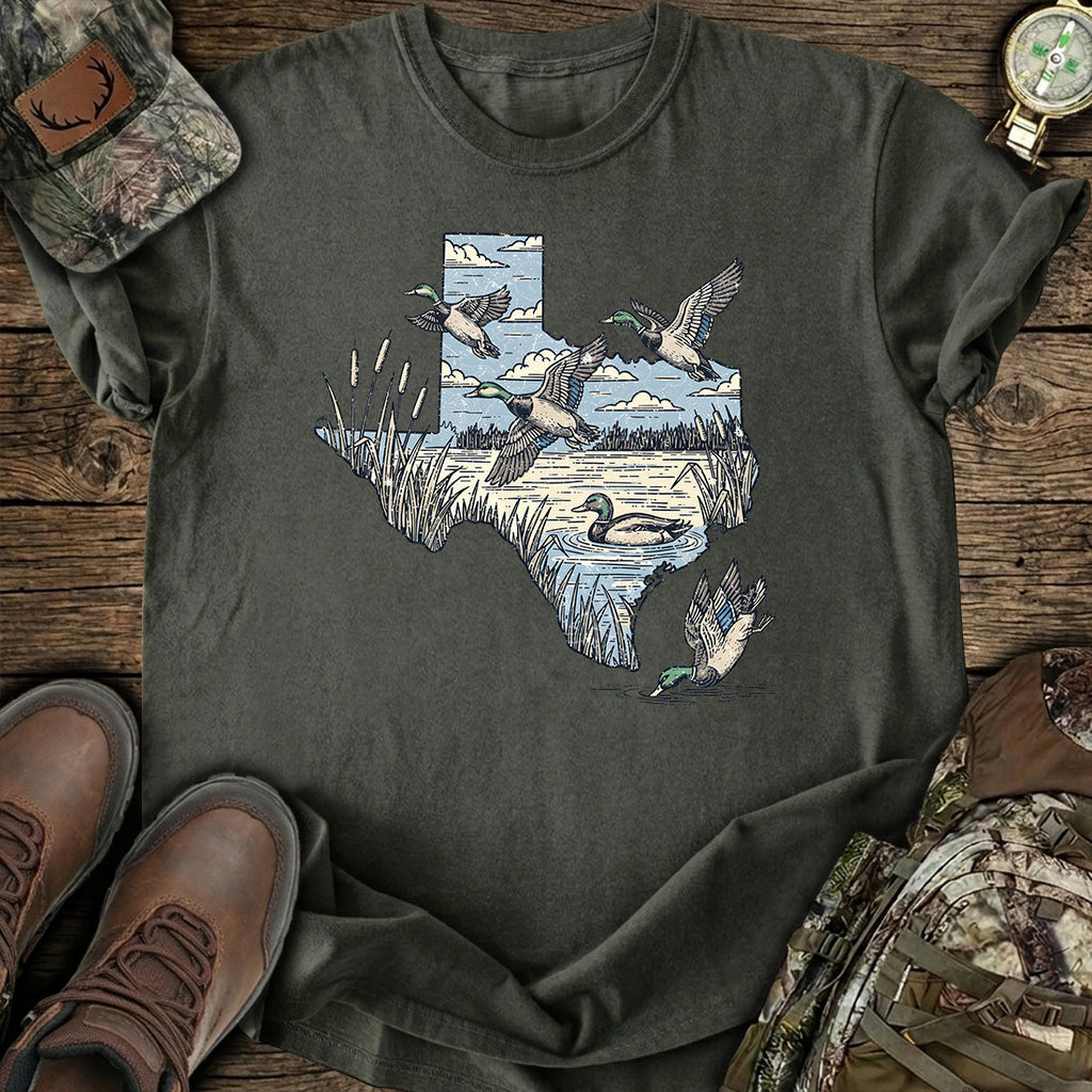 Texas Duck Hunting T-Shirt product image 1
