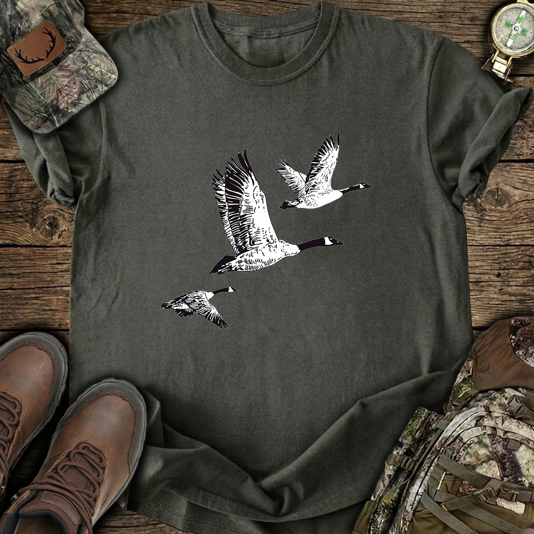 Flying Goose Hunt T-Shirt product image 2