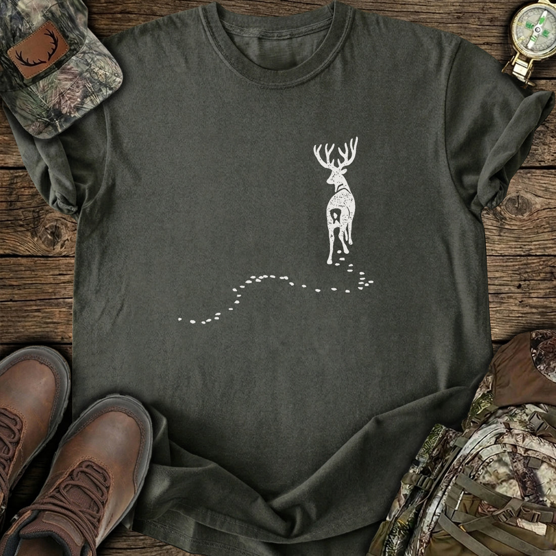 Minimal Deer Trail T-Shirt product image 1