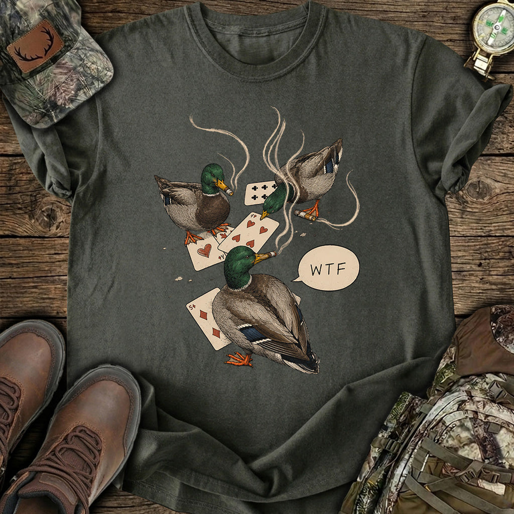 Funny Duck Poker T-Shirt product image 7