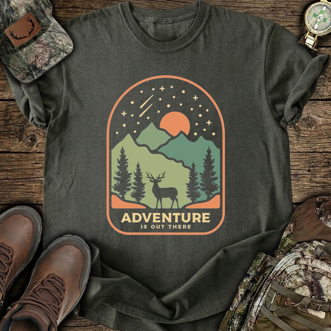 Adventure Deer T-Shirt product image 2