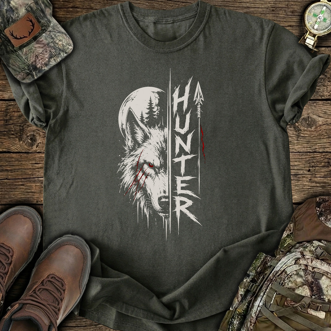 Wolf Hunter T-Shirt product image 7